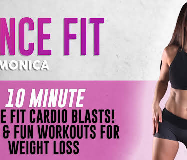10 Minute Dance Fit Cardio Blasts! Quick and Fun Workouts for Weight Loss | DanceFit with Monica