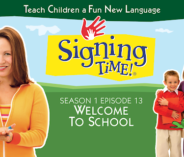 Signing Time Season 1 Episode 13: Welcome to School