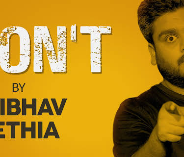 Vaibhav Sethia: Don’t (2018)