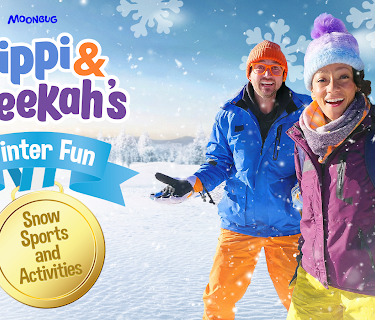 Blippi and Meekah's Winter Fun - Snow Sports and Activities