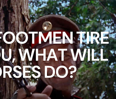 If Footmen Tire You, What Will Horses Do? (1971)