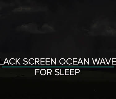 Black Screen Ocean Waves for Sleep 9 hours