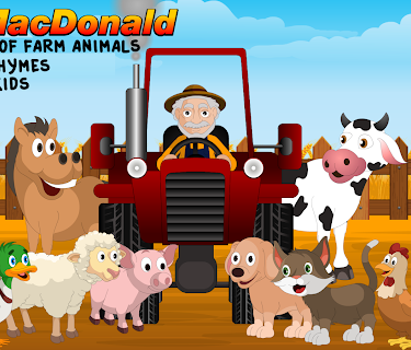Old MacDonald Plus Lots Of Farm Animals - Nursery Rhymes Video For Kids