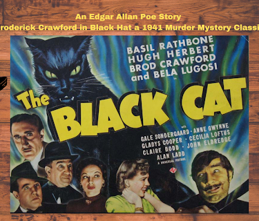 Edgar Allan Poe story Broderick Crawford in Black Hat 1941 Murder Mystery Classic (1941)