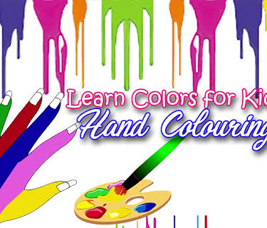 Learn Colors for Kids - Hand Colouring