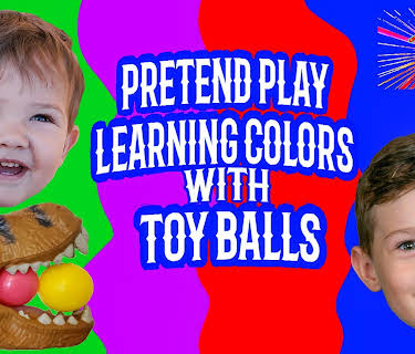 Pretend Play Learning Colors With Toy Balls