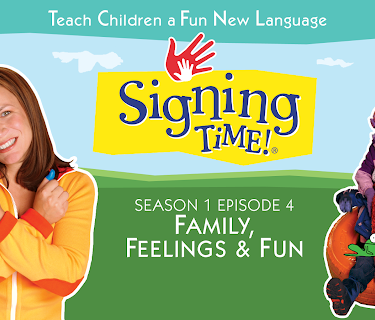 Signing Time Season 1 Episode 4: Family, Feelings & Fun