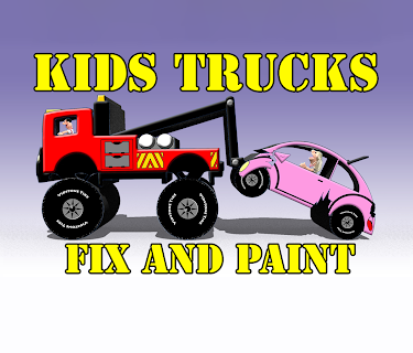 Kids Trucks Fix and Paint