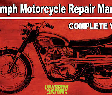 Triumph Motorcycle Repair Manuals Complete Videos
