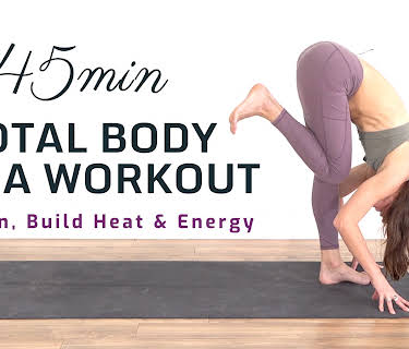 45 Min Total Body Yoga Workout - Awaken, Build Heat & Energy | Gayatri Yoga
