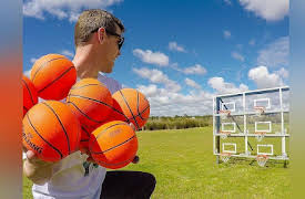 How Ridiculous: EPIC MINI BASKETBALL TRICK SHOTS!