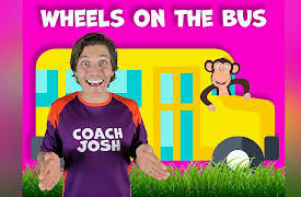 Coach Josh - Kids Fitness: Wheels on the Bus | Action Song for Children | Coach Josh