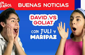 Maripaz: Buenas Noticias: 1 | David vs Goliat