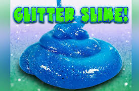 Will it Slime?: How to make blue glitter slime!