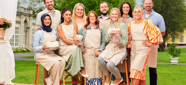 Kungligt tema i nya "Hela Sverige bakar", och här är alla tävlande