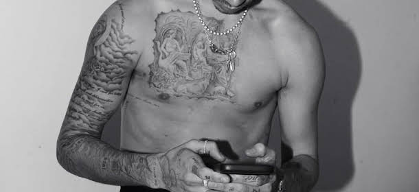 Romeo Beckham Shows Off Growing Tattoo Collection in New Shirtless Photo