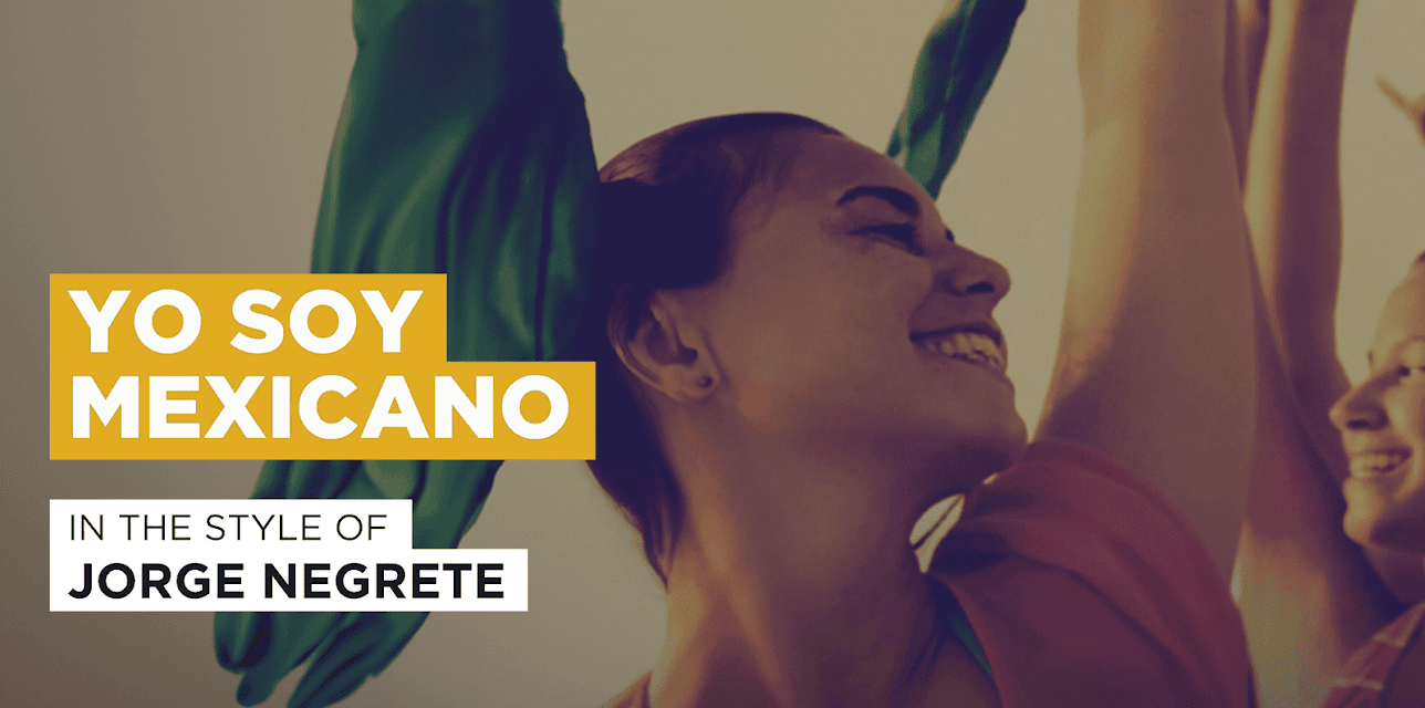 Yo Soy Mexicano in the Style of "Jorge Negrete" (1942)