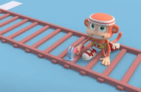 Chico Bun Bun: un mono manitas: Tren Achís