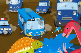 Blue Rescue Team in Dino World: 6. Bubbling Dinosaur Bath- Blue Rescue Team in Dino World