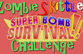 Sally Plays Roblox by Tankee: Zombie Skittles CHALLENGE! Roblox Super Bomb Survival | Sally Plays #12