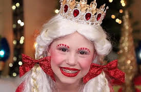 Holiday Crafts with Slick Slime Sam and more!: Candy Cane Queen Christmas Makeup and Costume