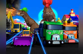 Tayo Heavy Vehicle Rangers Songs: Stop the T-Rexes