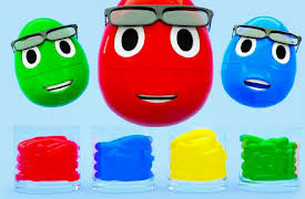 Learn Colors with Eggs: Learning colors together with small Eggs - colored pool