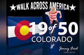 Walk Across America Program 50 Workouts / 50 States with Jenny Ford: 19 of 50 Colorado | Walk Across America | Jenny Ford
