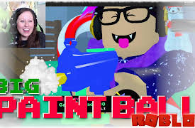 Sally Plays Roblox by Tankee: Playing Tag in Roblox BIG Paintball | Sally Plays #22