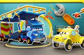 Car City Super: Tom's Garage: Super Carrier Truck Needs a New Platform