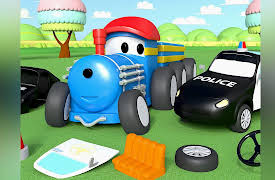 Learn with Ted The Train: Learn with Ted The Train : The Police Car / the Fire Truck