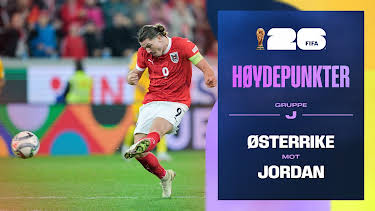 09:30: Fotball-VM 2026 Høydepunkter: Østerrike–Jordan | NRK 1 | 6/17 2026