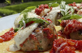 Symon's Dinners Cooking Out, Season 1: Mama Mia, What a Meatball!