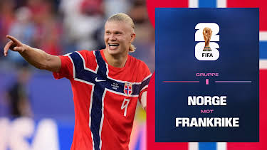 21:00: FIFA Fotball-VM 2026: Norge–Frankrike | NRK 1 | 6/26 2026