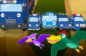 Blue Rescue Team in Dino World: 7. Fly Pteranodon!- Blue Rescue Team in Dino World