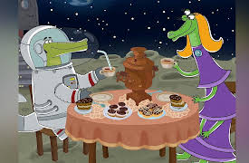 Flying Animals: Crocodile on the Moon