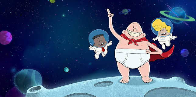 Las flipantes historias del Capitán Calzoncillos en el espacio