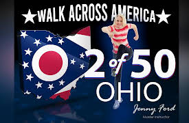 Walk Across America Program 50 Workouts / 50 States with Jenny Ford: 2 of 50 Ohio | Walk Across America | Jenny Ford