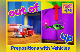 Brain Candy TV: Find the Vehicles - Learning English Prepositions for Kids