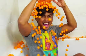 Guava Juice: Cheese Ball Bath Challenge / Fluffy Slime Bath Challenge