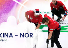 OL 2026: Curling menn: Kina - Norge