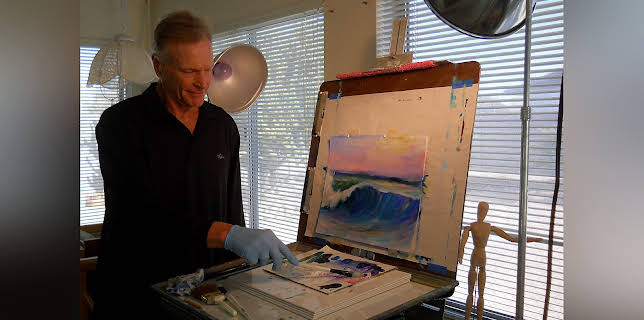 Seascape Acrylics Painting 103