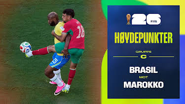 08:30: Fotball-VM 2026 Høydepunkter: Brasil–Marokko | NRK 1 | 6/14 2026