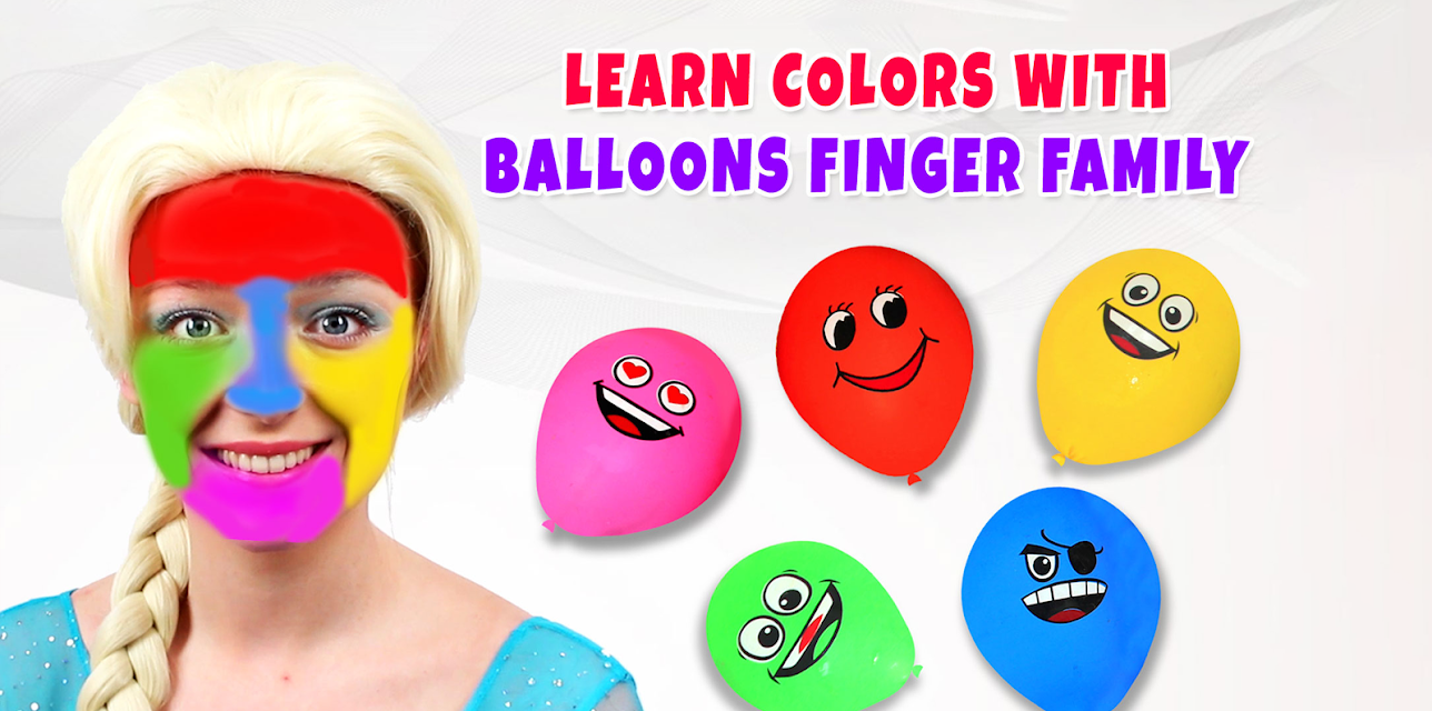 Learn Colors With Balloon Finger Family