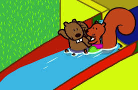 Louie & Yoko Build: Louie & Yoko Build: a Water Slide, a Swing Boat, and a Scooter