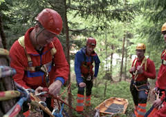 Bergwacht - Einsatz in der Sächsischen Schweiz (1/12)