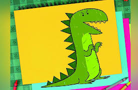 Super Simple Draw: Tyrannosaurus Rex