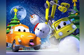 Christmas in Car City: Baby Charlie the Crane Crashed into a Christmas Tree / Chuck and the Christmas Illuminations