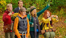 Mit Burnout durch den Wald