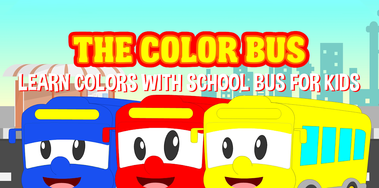 The Color Bus - Learn Colors With School Bus For Kids